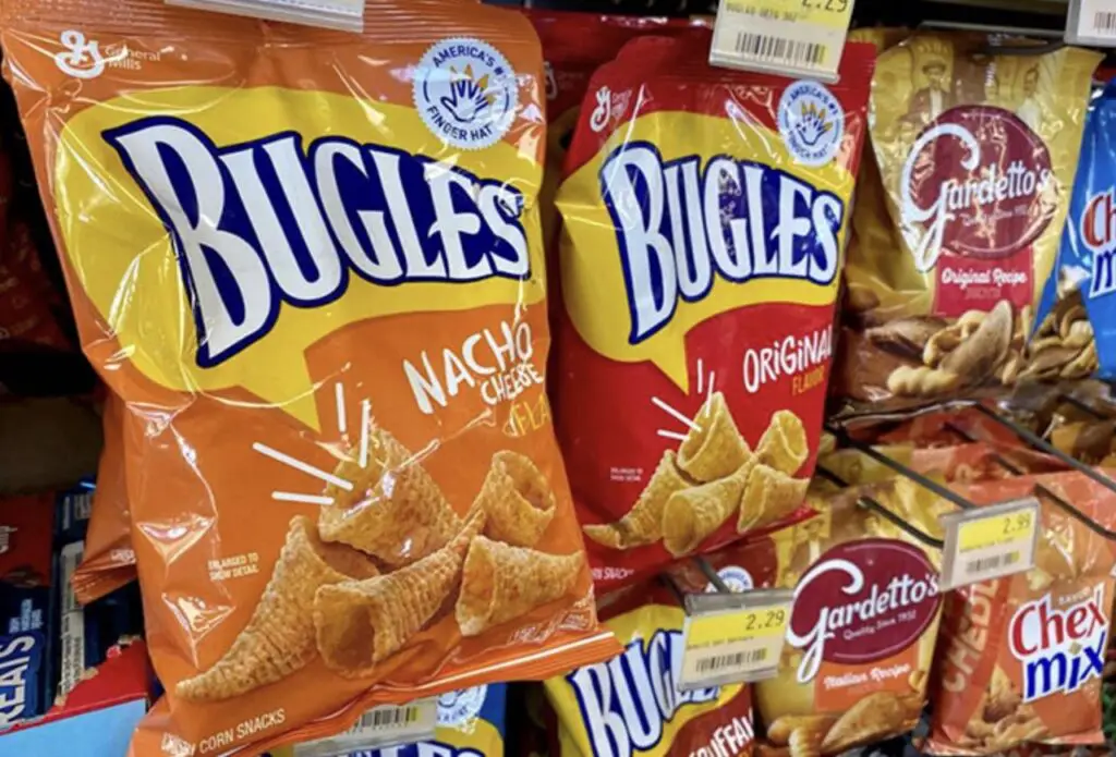 Indulge in the irresistible crunch of Bugles Gluten Free—a delightful snack crafted for gluten-sensitive individuals.