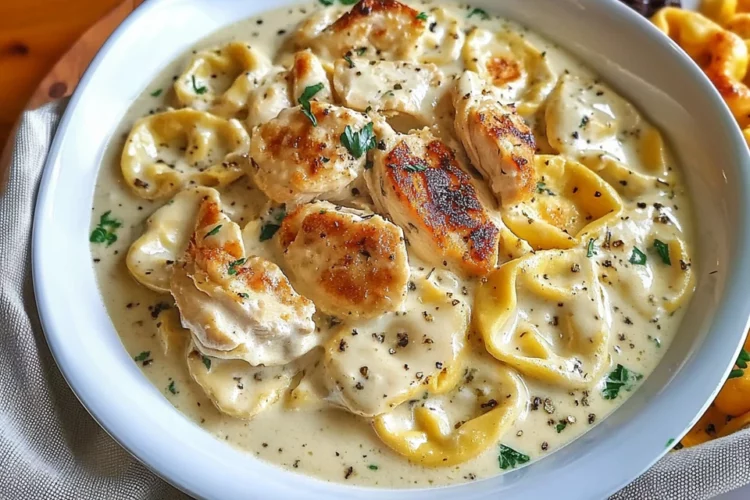 Olive Garden Asiago Tortelloni Alfredo With Grilled Chicken Gourmet