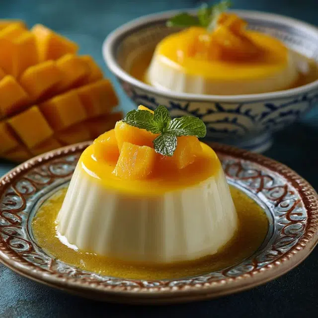 Chinese Mango Pudding - Gourmet Martha