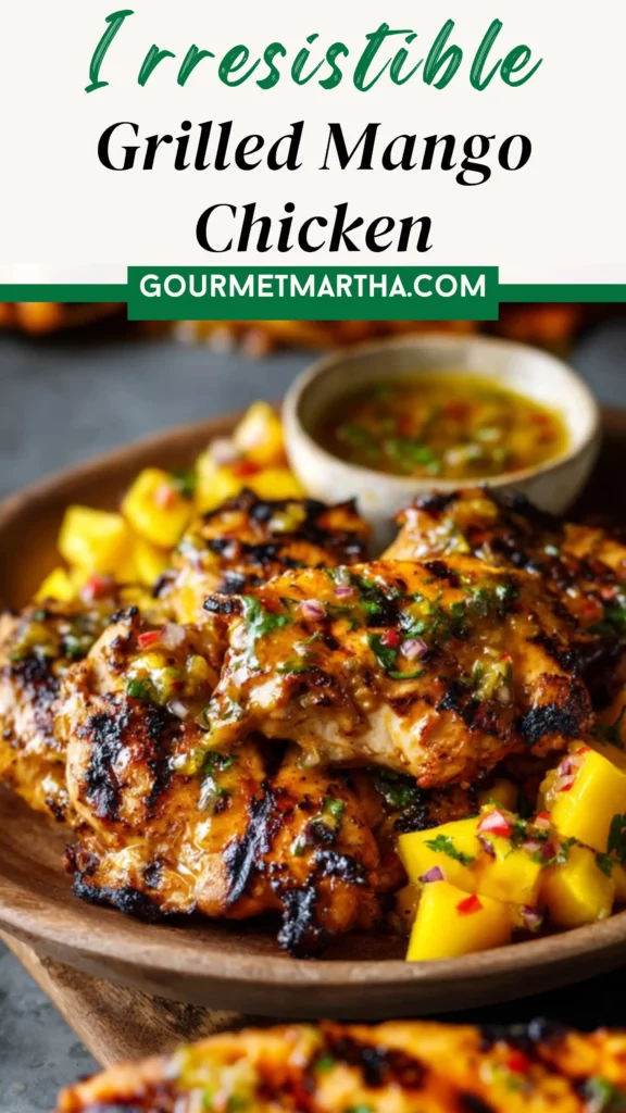 Grilled Mango Chicken - Gourmet Martha