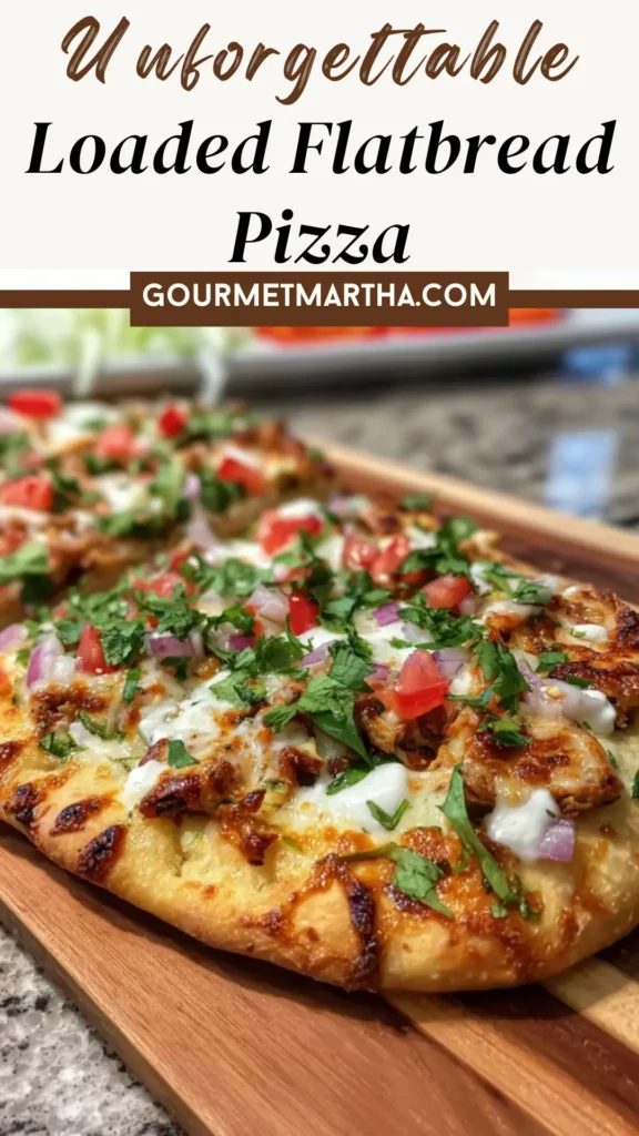 Loaded Flatbread Pizza - Gourmet Martha