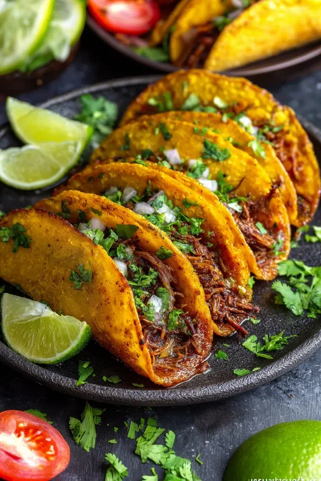 A Cozy Introduction to Crock Pot Birria Tacos - Gourmet Martha