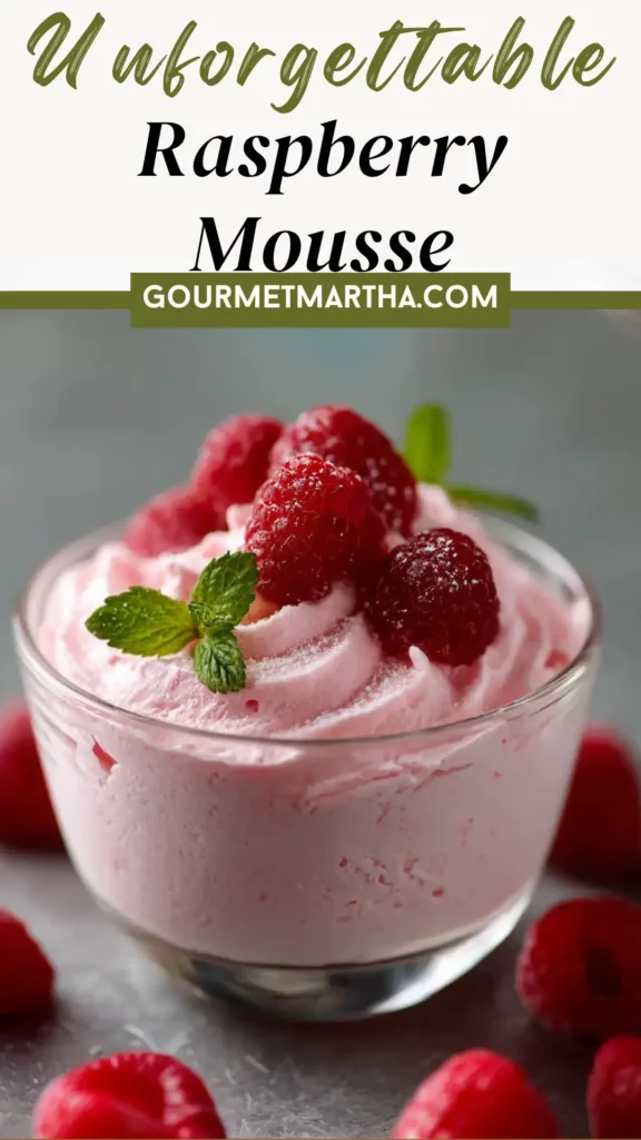 Gordon Ramsay Raspberry Mousse Raspberry Mousse - Gourmet Martha