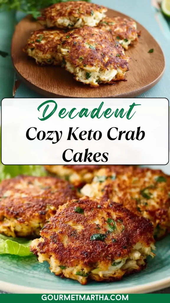 Cozy Keto Crab Cakes - Gourmet Martha
